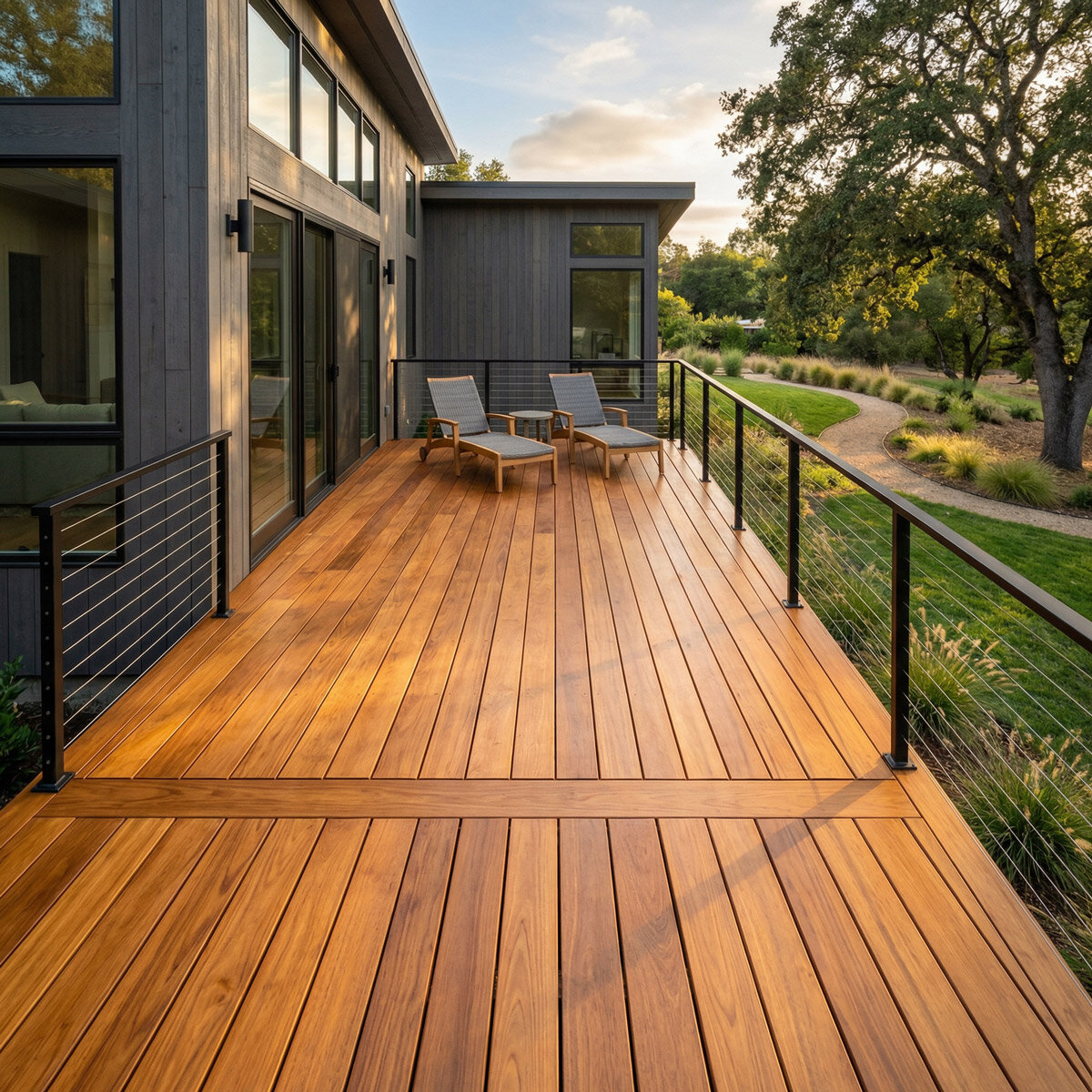 Deck construction and remodeling project